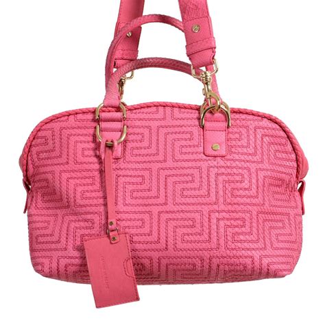 borsa gianni versace|gianni versace pink bag.